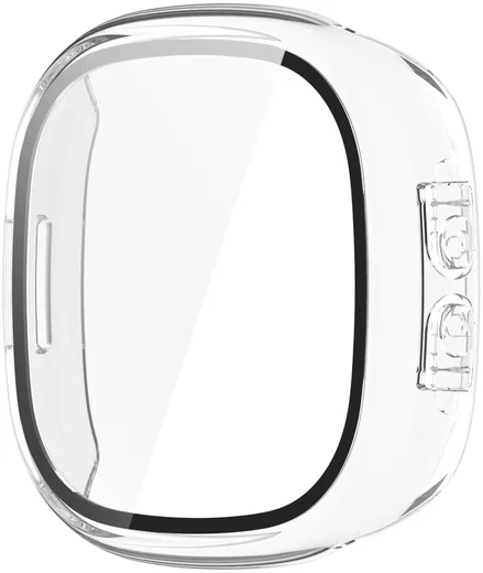 Fitbit Ace LTE Hoesje Bumper met Ingebouwde Tempered Glass Transparant afbeelding 4