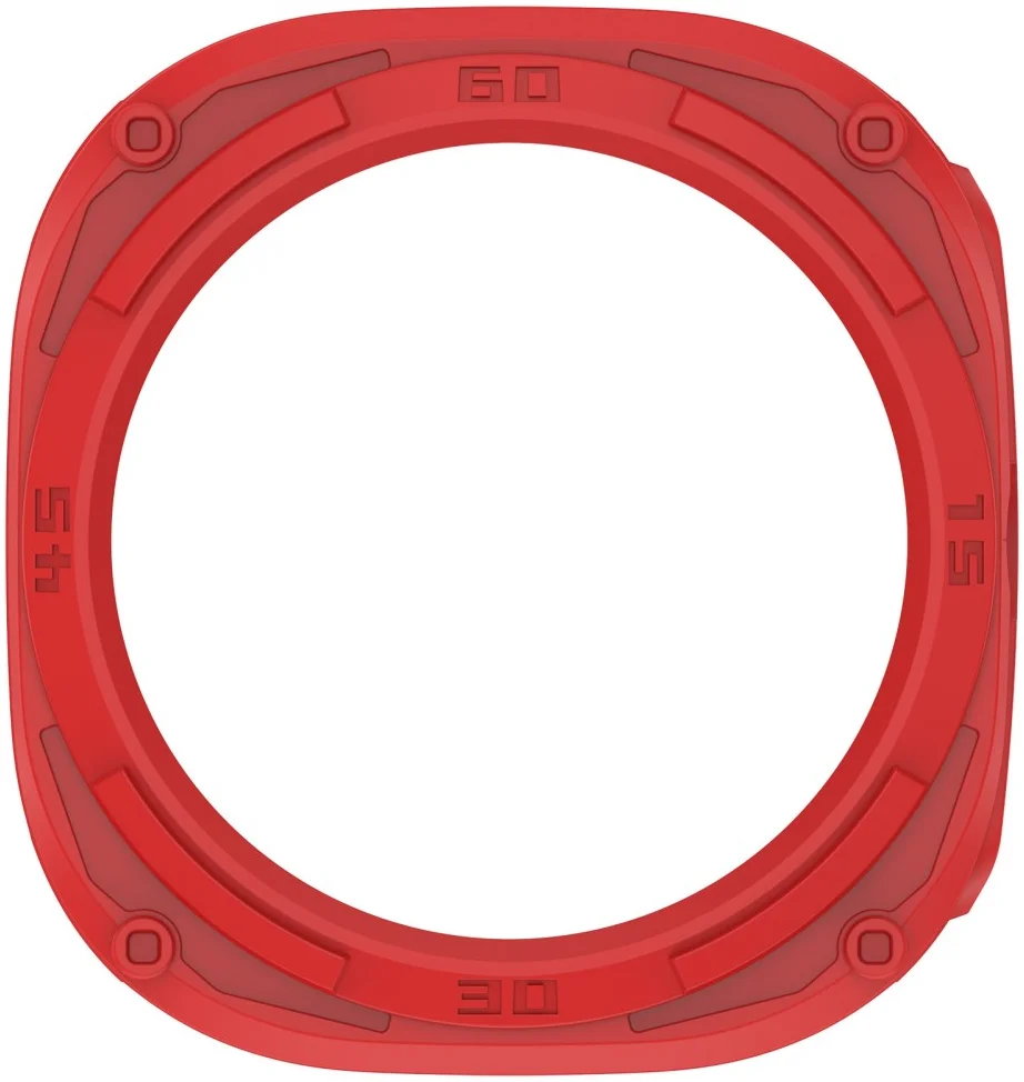 Samsung Galaxy Watch Ultra Hoesje - TPU Bumper Case - Rood afbeelding 4