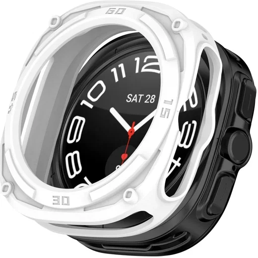 Samsung Galaxy Watch Ultra Hoesje - TPU Bumper Case - Wit afbeelding 1