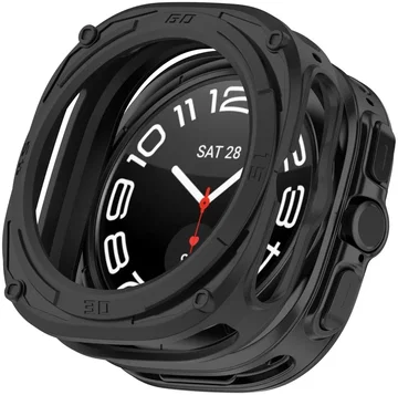 Samsung Galaxy Watch Ultra Hoesje - TPU Bumper Case - Zwart