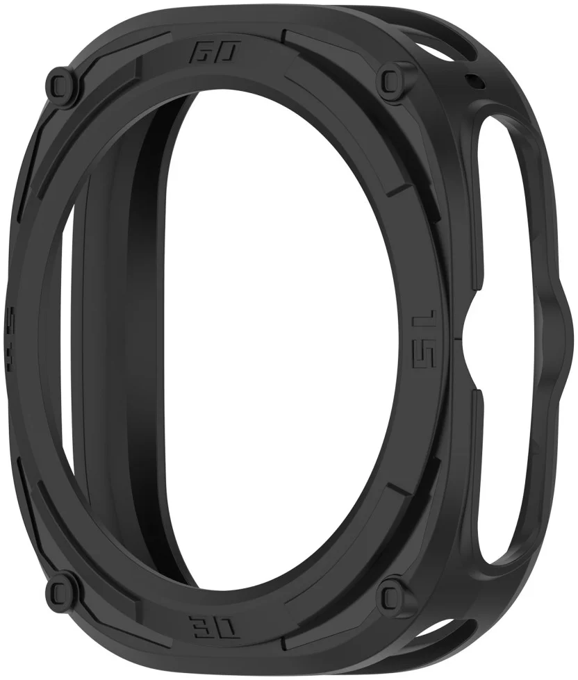 Samsung Galaxy Watch Ultra Hoesje - TPU Bumper Case - Zwart afbeelding 2