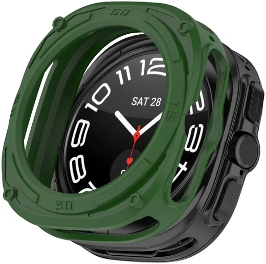 Samsung Galaxy Watch Ultra Hoesje - TPU Bumper Case  - Groen afbeelding 1