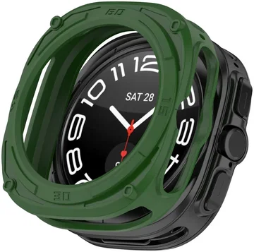 Samsung Galaxy Watch Ultra Hoesje - TPU Bumper Case  - Groen