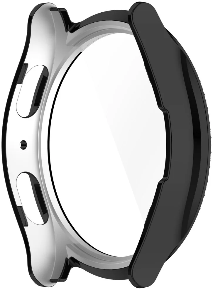 Samsung Galaxy Watch 7 40MM Hoesje - Case met Tempered Glass - Rhinestone Zwart afbeelding 5
