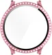 Samsung Galaxy Watch 7 40MM Hoesje - Case met Tempered Glass - Rhinestone Roze afbeelding 6
