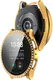 Samsung Galaxy Watch 7 40MM Hoesje - Case met Tempered Glass - Rhinestone Goud afbeelding 2