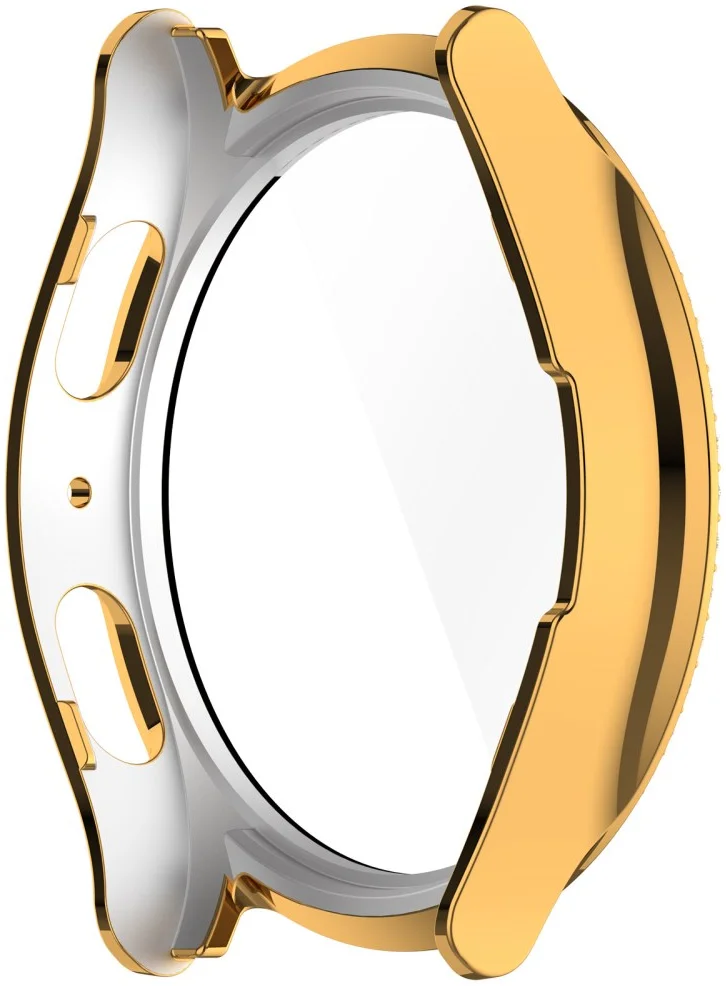 Samsung Galaxy Watch 7 40MM Hoesje - Case met Tempered Glass - Rhinestone Goud afbeelding 5