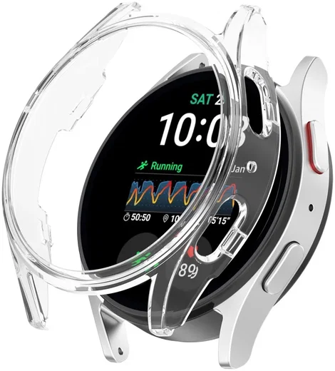 Samsung Galaxy Watch 7 40MM Hoesje - Hard Plastic - Bumper - Transparant afbeelding 1