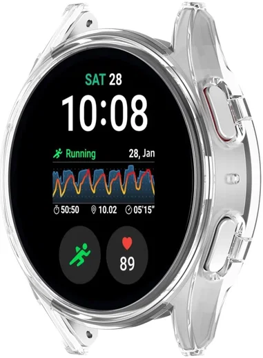Samsung Galaxy Watch 7 40MM Hoesje - Hard Plastic - Bumper - Transparant afbeelding 5