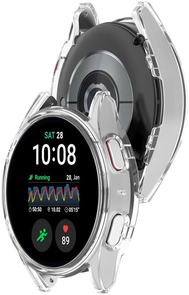 Samsung Galaxy Watch 7 40MM Hoesje - Hard Plastic - Bumper - Transparant afbeelding 6