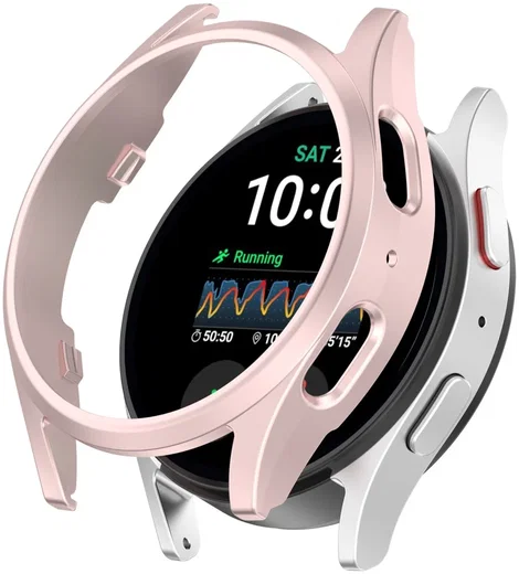 Samsung Galaxy Watch 7 40MM Hoesje - Hard Plastic - Bumper - Roze afbeelding 1