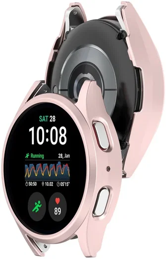 Samsung Galaxy Watch 7 40MM Hoesje - Hard Plastic - Bumper - Roze afbeelding 6