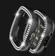 Fitbit Versa 4 / Sense 2 Hoesje - Hard Plastic - Diamant Zilver afbeelding 5
