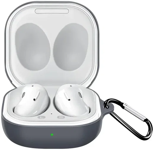 Samsung Buds Live Hoesje Siliconen Oordopjes Case Zwart afbeelding 2