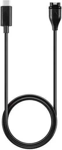 Universele Garmin Watch Oplader USB-C Kabel 1M Zwart afbeelding 1