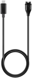 Universele Garmin Watch Oplader USB-C Kabel 1M Zwart afbeelding