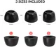 Samsung Galaxy Buds Pro / Buds 2 Pro Foam Dopjes Tips Oortips S/M/L (3-Pack) afbeelding 3