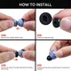 Samsung Galaxy Buds Pro / Buds 2 Pro Foam Dopjes Tips Oortips S/M/L (3-Pack) afbeelding 4