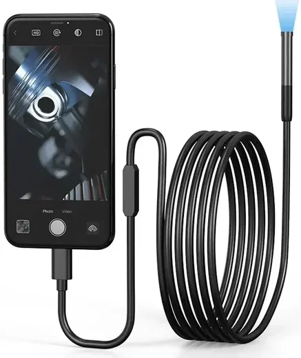 Wifi Endoscoop Camera Waterproof 3 Meter Boroscoop voor Telefoon afbeelding 1