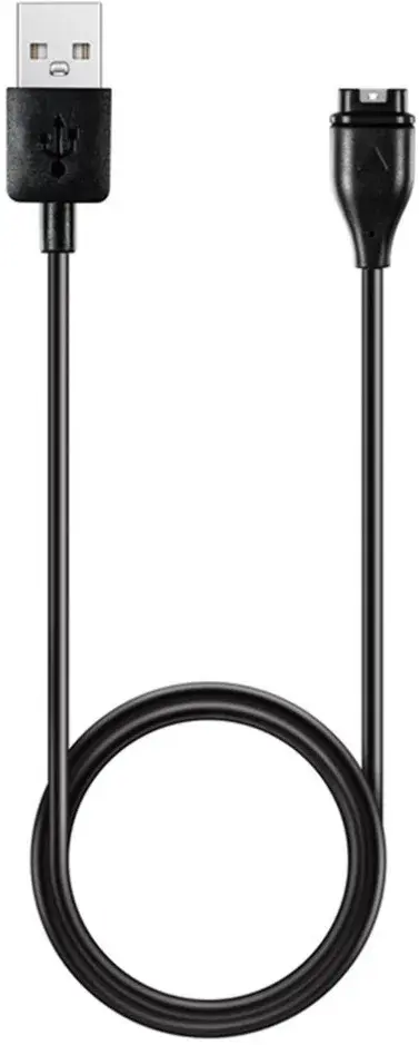 Universele Garmin Watch Oplader USB-A Kabel 1M Zwart afbeelding 1