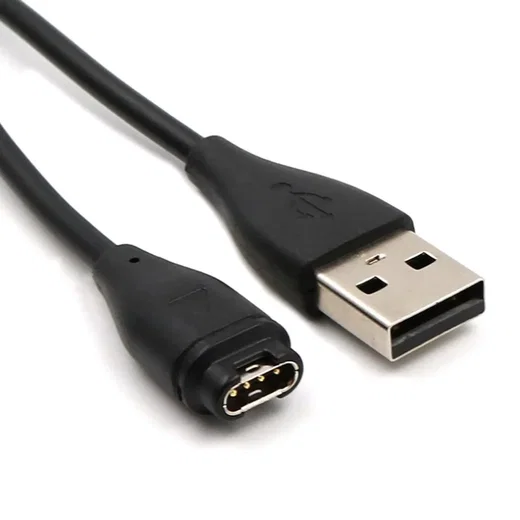 Universele Garmin Watch Oplader USB-A Kabel 1M Zwart afbeelding 2