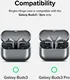 Ringke Onyx Magnetic Samsung Galaxy Buds 3 / 3 Pro Hoesje Zwart afbeelding 2