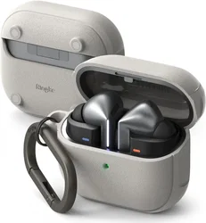 Ringke Onyx Magnetic Samsung Galaxy Buds 3 / 3 Pro Hoesje Grijs afbeelding