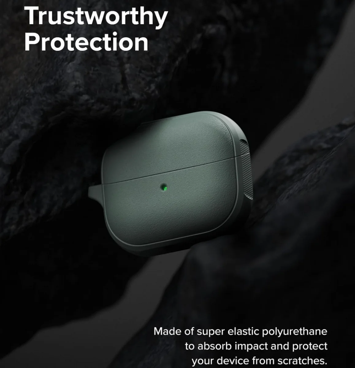 Ringke Onyx Magnetic Samsung Galaxy Buds 3 / 3 Pro Hoesje Groen afbeelding 6