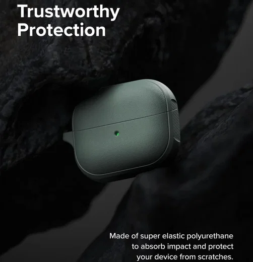 Ringke Onyx Magnetic Samsung Galaxy Buds 3 / 3 Pro Hoesje Groen afbeelding 6