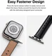 Ringke Leather One Padded Band - Apple Watch 1-10/SE - 38/40/41/42MM - Zwart afbeelding 4