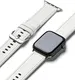 Ringke Leren Basic Bandje - Apple Watch 1-10/SE/Ultra - 49/46/45/44/42MM - Wit