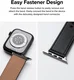 Ringke Leren Basic Bandje - Apple Watch 1-10/SE/Ultra - 49/46/45/44/42MM - Wit afbeelding 6