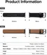 Ringke Leren Basic Bandje - Apple Watch 1-10/SE/Ultra - 49/46/45/44/42MM - Wit afbeelding 9