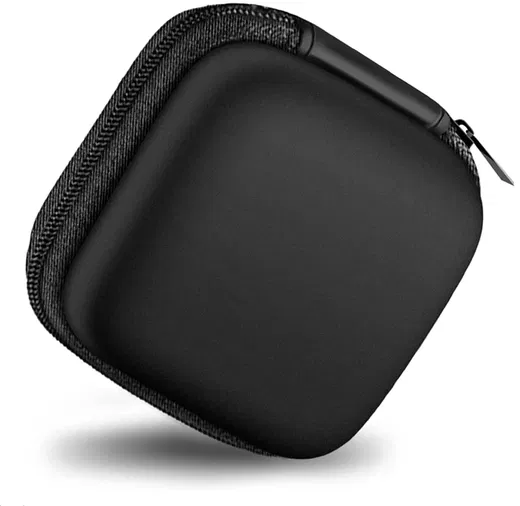 Zwart Universeel Hoesje Tasje voor Oordopjes afbeelding 5