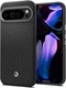 Spigen Enzo Aramid Google Pixel 9 Pro XL Hoesje Aramide Back Cover Zwart afbeelding 1