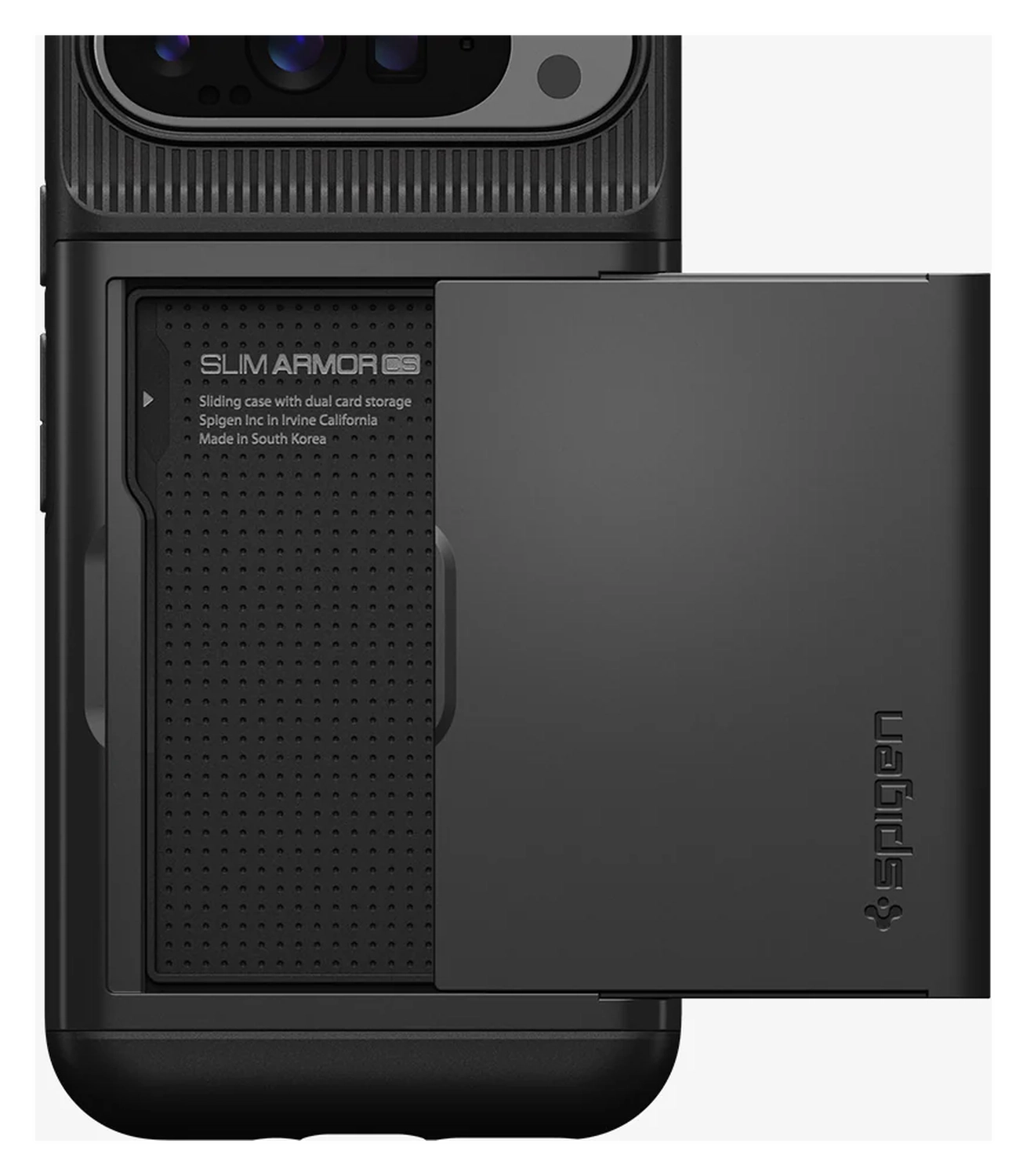 Spigen Slim Armor CS Google Pixel 9 Pro XL Hoesje Back Cover Zwart afbeelding 8