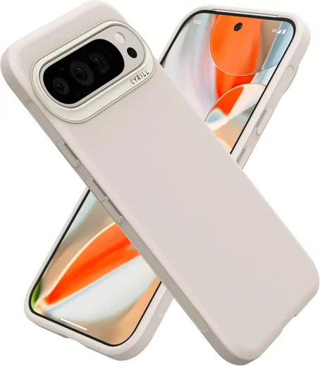 Spigen Cyrill Ultra Color Google Pixel 9 / 9 Pro Hoesje Back Cover Cream afbeelding 1