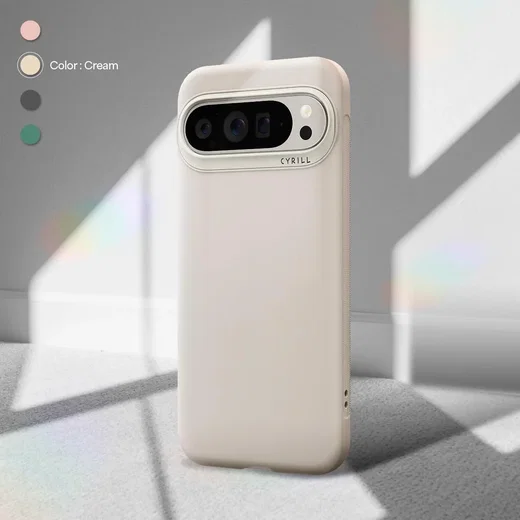 Spigen Cyrill Ultra Color Google Pixel 9 / 9 Pro Hoesje Back Cover Cream afbeelding 2