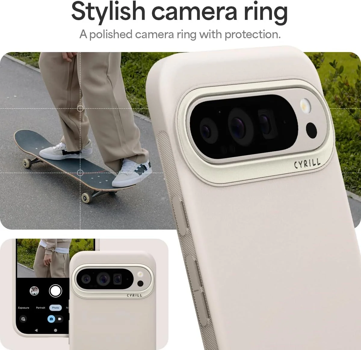 Spigen Cyrill Ultra Color Google Pixel 9 / 9 Pro Hoesje Back Cover Cream afbeelding 5