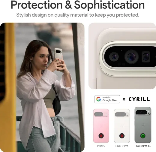 Spigen Cyrill Ultra Color Google Pixel 9 / 9 Pro Hoesje Back Cover Cream afbeelding 6