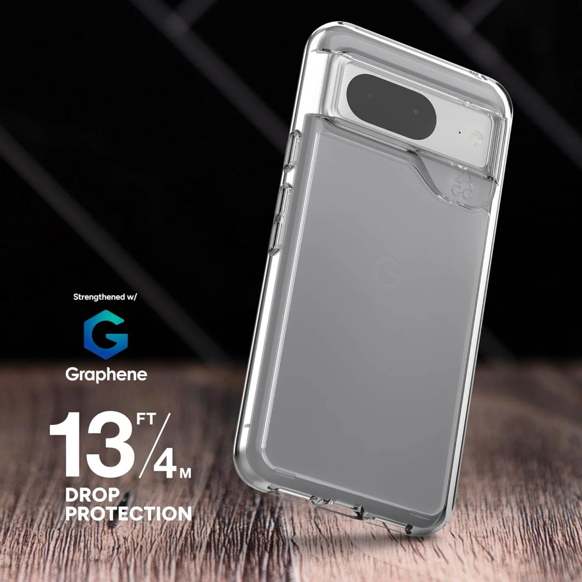 ZAGG Crystal Palace Google Pixel 8a Hoesje 4M DropProof Transparant afbeelding 3