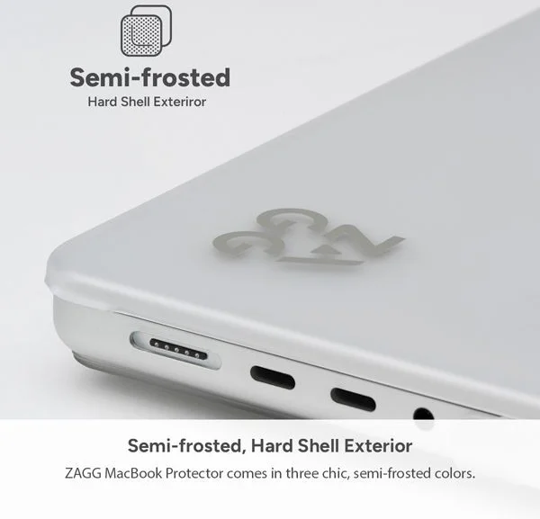 ZAGG - Macbook Pro 13 Inch M2/M1 2022/2020 Hoes - A2338 - Transparant afbeelding 10