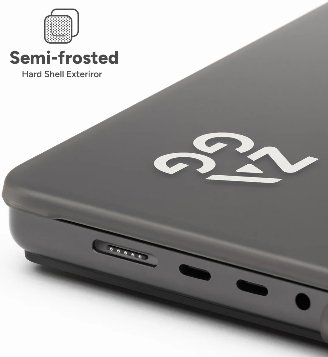 ZAGG - Macbook Pro 13 Inch M2/M1 2022/2020 Hoes - A2338 - Zwart afbeelding 3