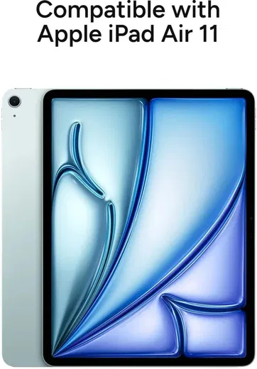 ZAGG Rugged Apple iPad Air 11 (2024/2025) 360° Draaibare Hoes Zwart afbeelding 2