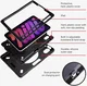 ZAGG Rugged Apple iPad Air 13 (24/25/26) 360° Draaibare Hoes Zwart afbeelding 6