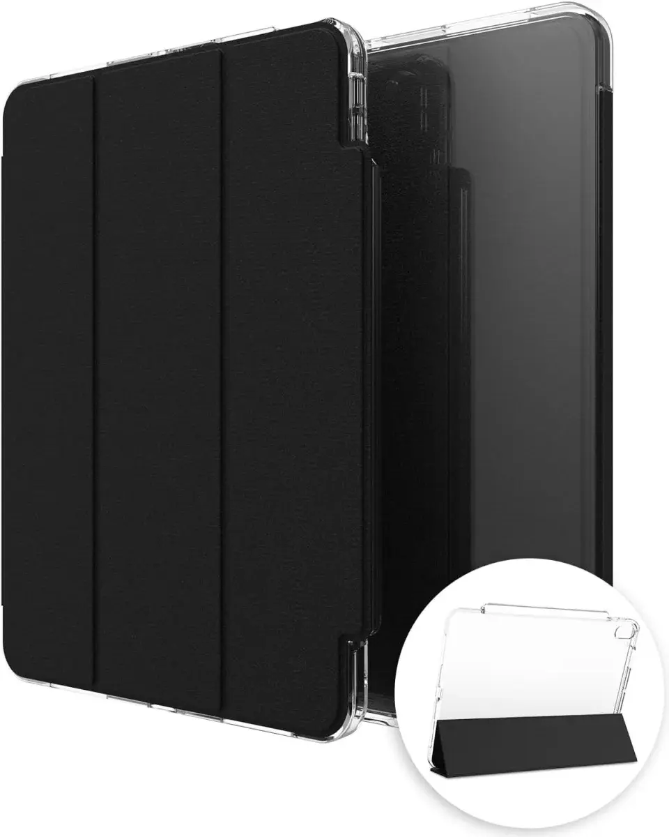 ZAGG Crystal Palace Folio iPad Pro 13 (2024/2025) Hoes Book Case Zwart afbeelding 1