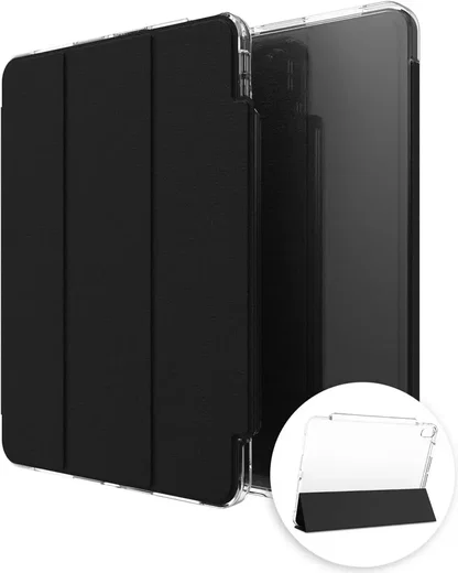 ZAGG Crystal Palace Folio iPad Pro 13 (2024/2025) Hoes Book Case Zwart afbeelding 1