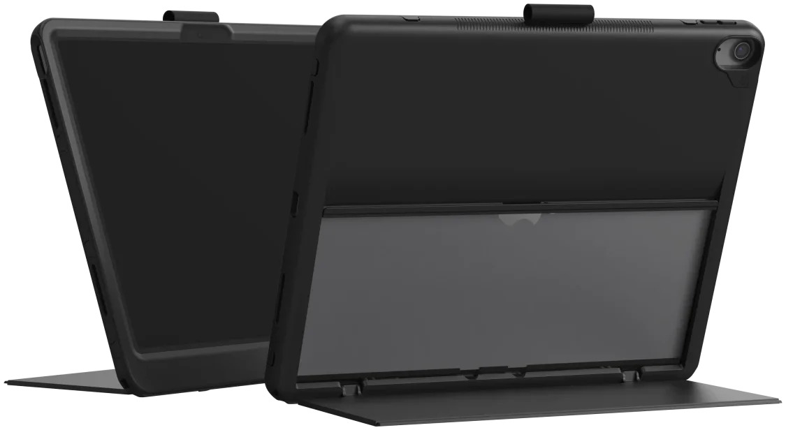 ZAGG Denali iPad Air 11 (24/25/26) Hoes met Ingebouwde Screen Protector Zwart afbeelding 2