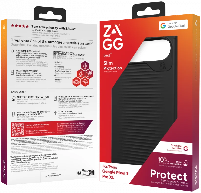 ZAGG Luxe Google Pixel 9 Pro XL Hoesje 3M Valbescherming Zwart afbeelding 11