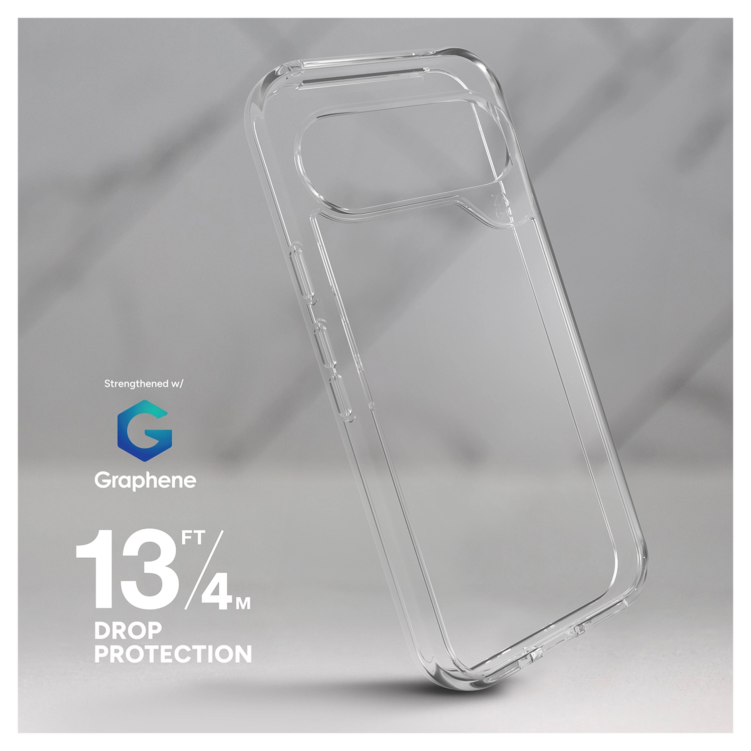 ZAGG Crystal Palace Google Pixel 9 / 9 Pro Hoesje 4M DropProof Transparant afbeelding 3